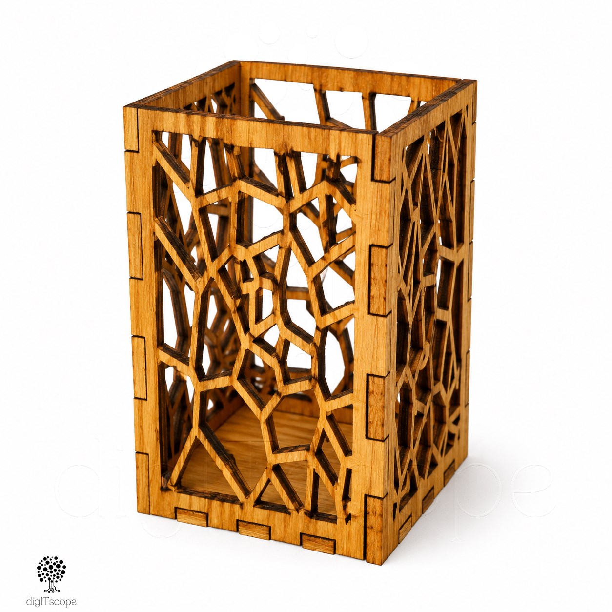 Holz-Stiftehalter - Eichenholz