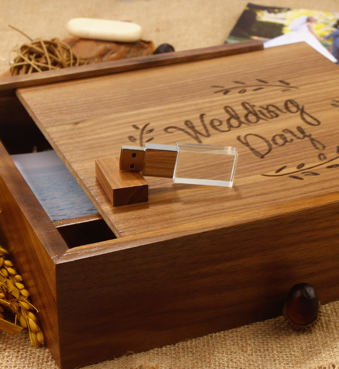 Holz USB-Stick 3.0 - Holzbox